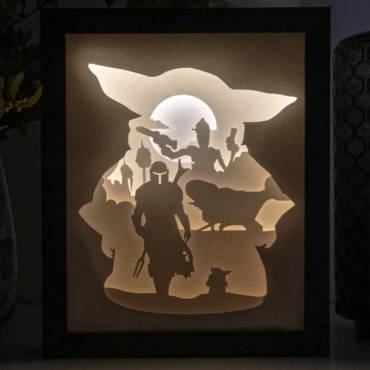 The Mendalorian - Shadow Lightbox