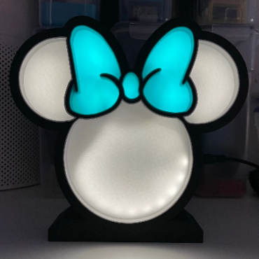 Minnie Mouse Lampe 